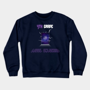 4th grade level unlocked Back To School 2023 Crewneck Sweatshirt